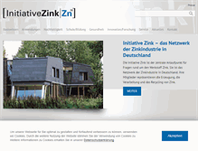Tablet Screenshot of initiative-zink.de
